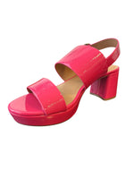 Load image into Gallery viewer, Aerosoles Magenta Pink Patent Platform Sandals, 9.5
