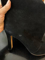 Load image into Gallery viewer, Manolo Blahnik Black Suede Tall Boots, 40.5
