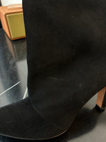 Load image into Gallery viewer, Manolo Blahnik Black Suede Tall Boots, 40.5
