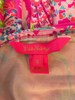 Load image into Gallery viewer, Lilly Pulitzer Parigi Skort/Romper Pink Isle Shell Me Something Good Dress, S
