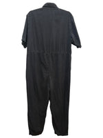 Load image into Gallery viewer, Denim &amp; Co. Black Cotton Jumpsuit, 12
