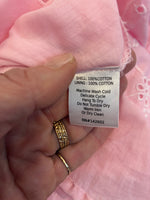 Load image into Gallery viewer, Sail To Sable Pink Eyelet Maxi Dress, XS
