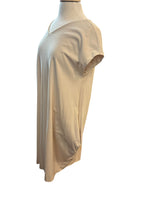 Load image into Gallery viewer, Jil Sander Ivory V Neck Hourglass Dress with Pockets, L/XL
