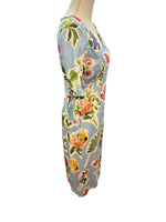 Load image into Gallery viewer, Carolina Herrera Blue Floral Dress, 4
