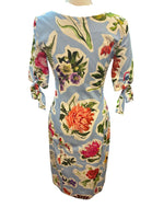 Load image into Gallery viewer, Carolina Herrera Blue Floral Dress, 4

