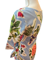 Load image into Gallery viewer, Carolina Herrera Blue Floral Dress, 4
