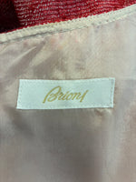 Load image into Gallery viewer, Brioni Sleeveless Silk Red Mid Length Shift Dress, 8
