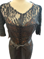 Load image into Gallery viewer, Anthropologie "Beguile" by Byron Lars Carissima Corset Dress, 6
