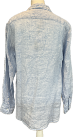 Load image into Gallery viewer, Frank &amp; Eileen Blue Chambray &quot;Eileen&quot; Shirt, XS
