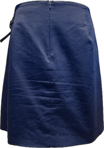 Karen Millen Royal Blue Faux Wrap Skirt, 8