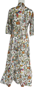 Tory Burch Printed Maxi Dress "Promised Land" Pattern, Small