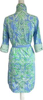 Load image into Gallery viewer, Patty Kim &quot;Elizabeth&quot; Dress in Peri Rocco, XS
