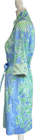 Load image into Gallery viewer, Patty Kim &quot;Elizabeth&quot; Dress in Peri Rocco, XS
