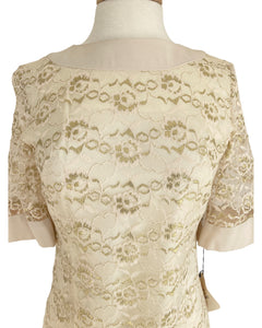 Mr. Simon Ivory Lace Vintage Dress, 8