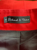 Load image into Gallery viewer, Richard K Tsao Red Silk Jacket, L
