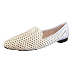 Load image into Gallery viewer, Jon Joseph White Perforated Leather Shoes, 9.5
