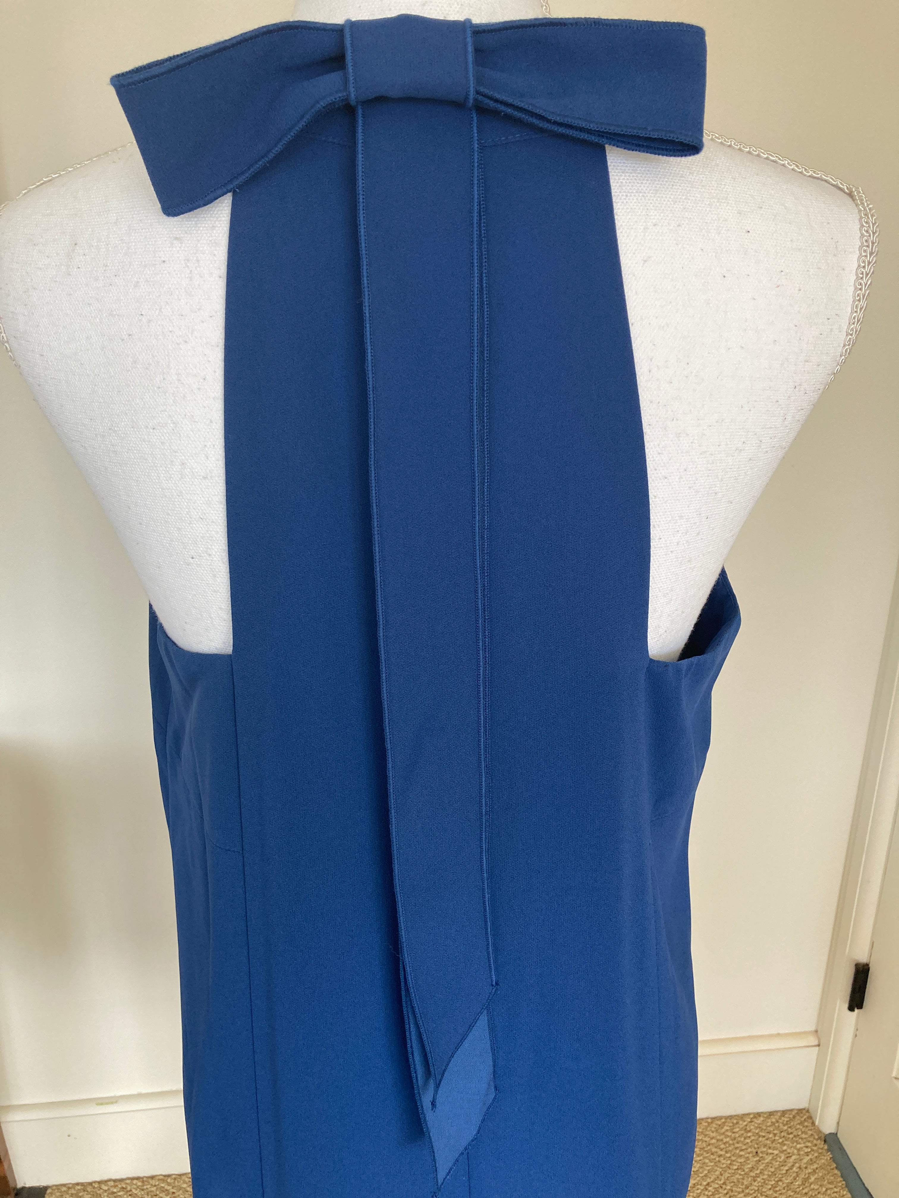 Ann Taylor Blue Halter Cocktail Dress, 6 Second Serve Resale Ann Taylor Blue Halter Cocktail Dress, 6 Second Serve Resale