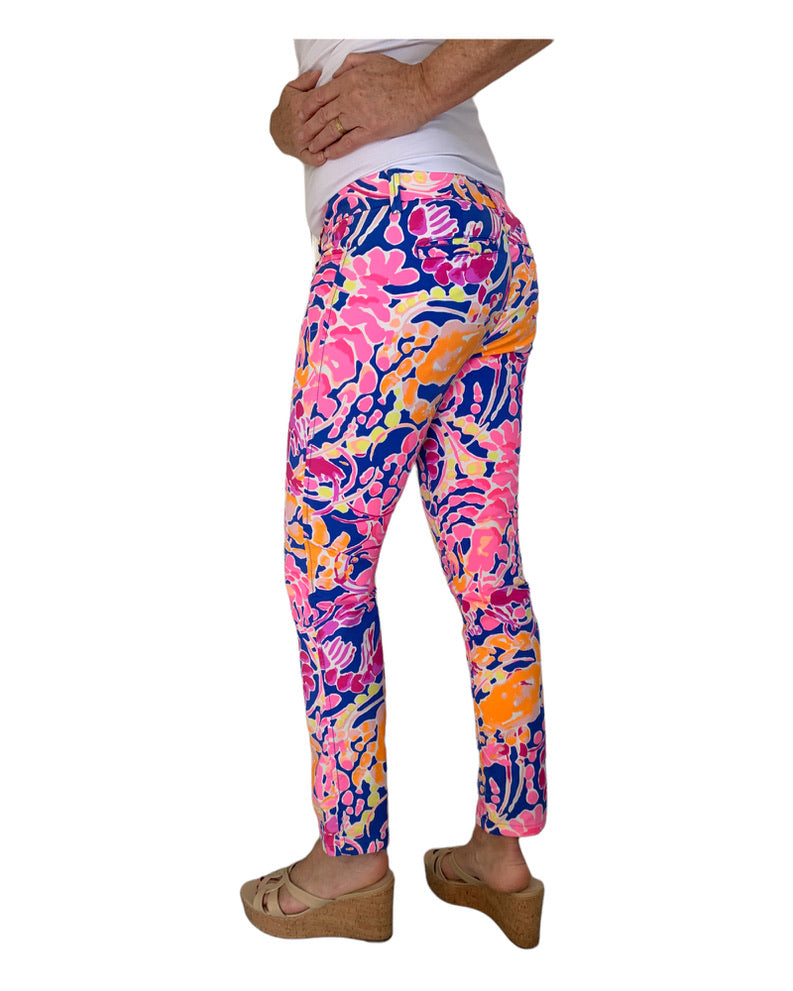 Lilly Pulitzer Seafood Print Pants, 4 – Second Serve Resale