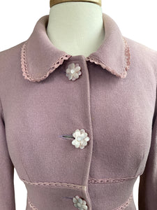 Nanette Lepore Lavender Cotton Blazer,  M