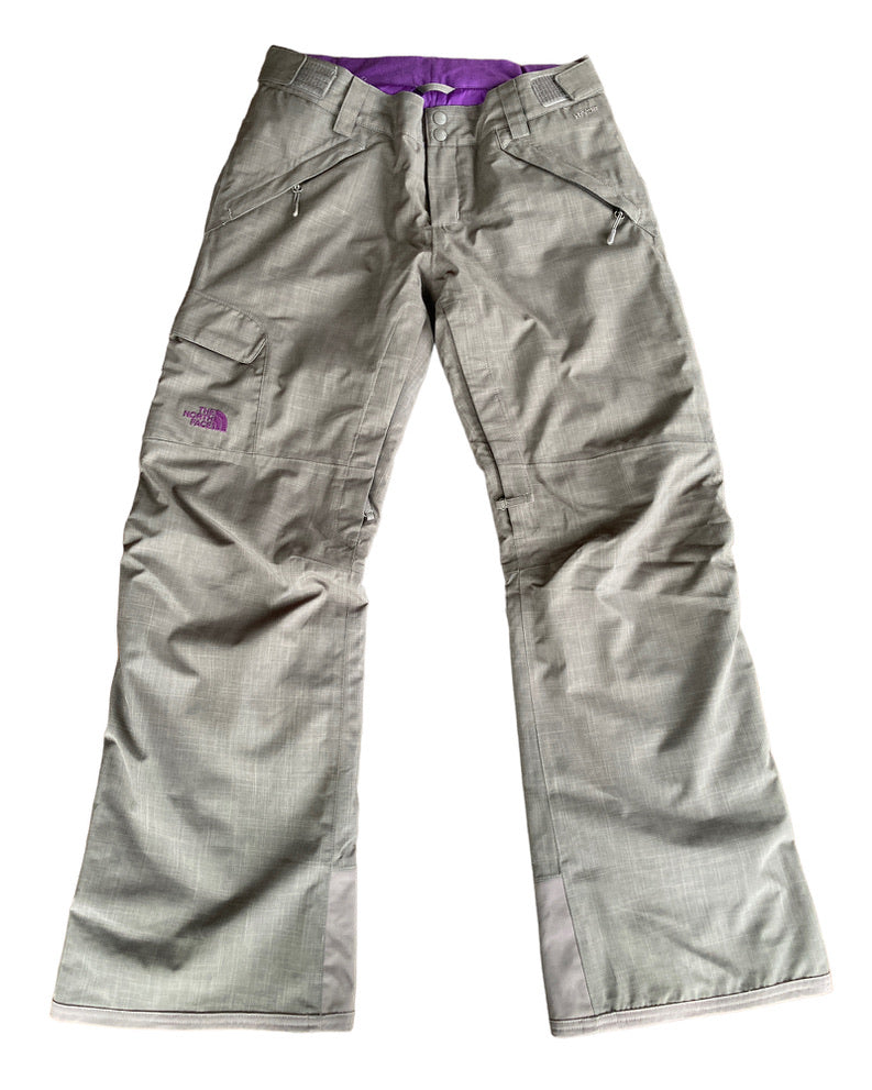 North Face Purple/Charcoal HyVent Ski Pants, M – Second Serve Resale