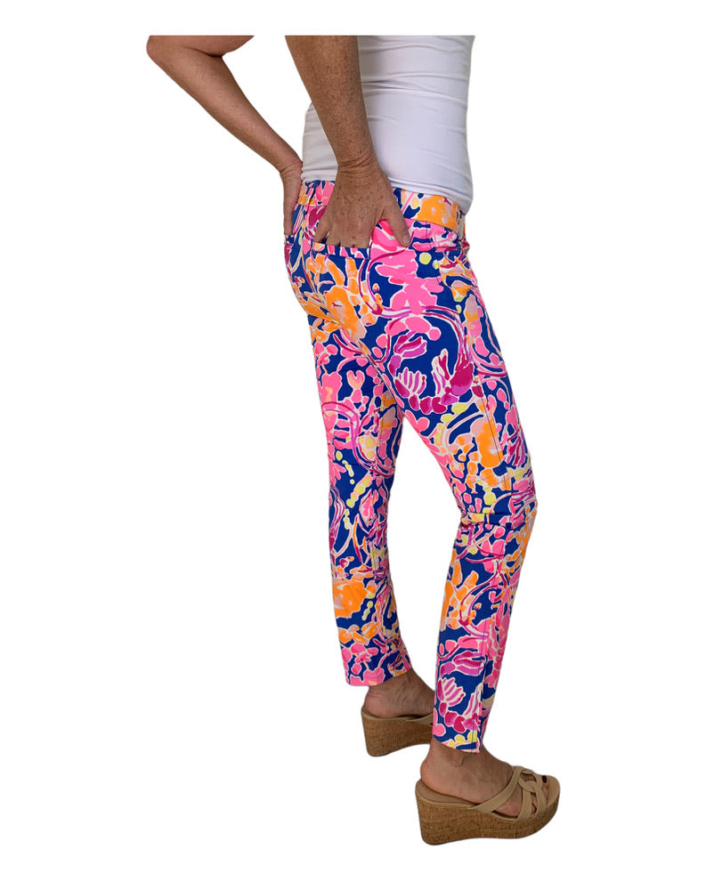 Lilly Pulitzer Seafood Print Pants, 4
