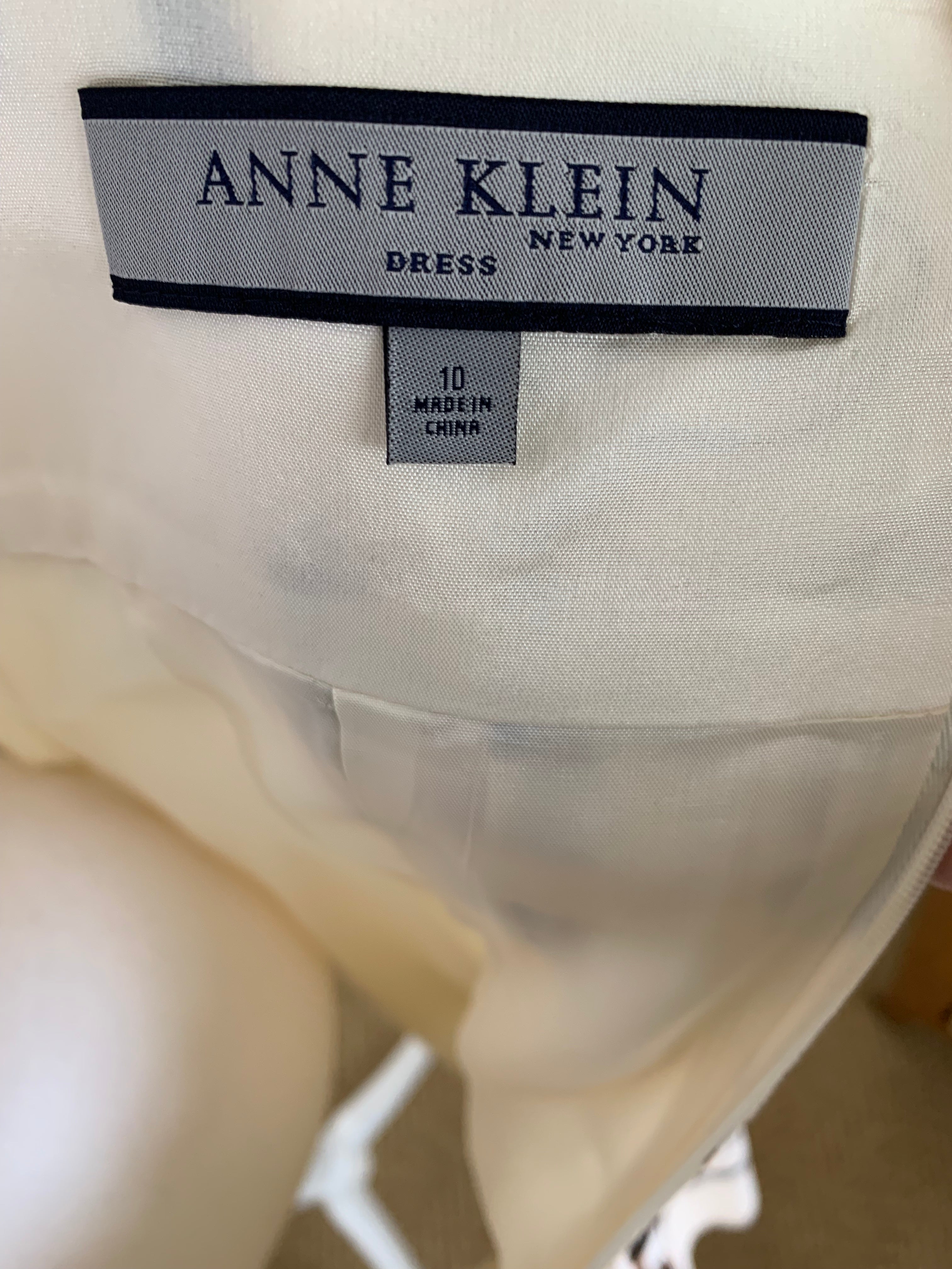 Anne Klein Sleeveless Bow Dress, 10
