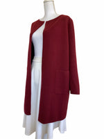Load image into Gallery viewer, J. Crew Maroon Open Cardigan Sweater, XS
