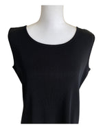 Load image into Gallery viewer, Misook Black Sleeveless Top, M
