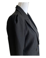 Load image into Gallery viewer, Walter Baker Black Double Breasted Blazer, S
