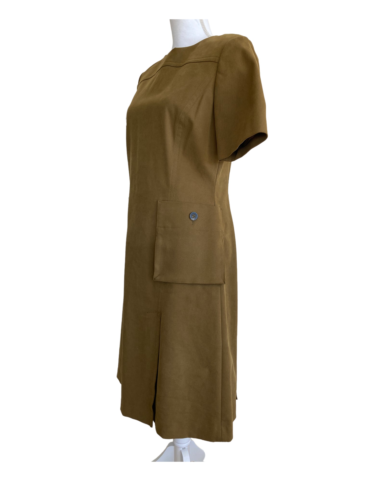 Brook Brothers Olive Green Dress, 10