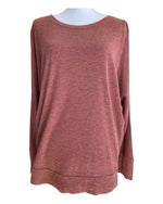 Load image into Gallery viewer, Adrienne Vittadini Heather Rust Batwing Top, XL
