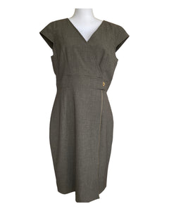 Calvin Klein Heather Brown Dress, 12 – Second Serve Resale Calvin Klein Heather Brown Dress, 12 – Second Serve Resale