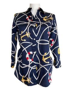 Lauren Ralph Lauren Nautical Shirt, XS