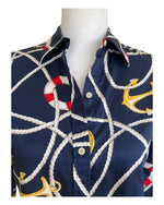Load image into Gallery viewer, Lauren Ralph Lauren Nautical Shirt, XS
