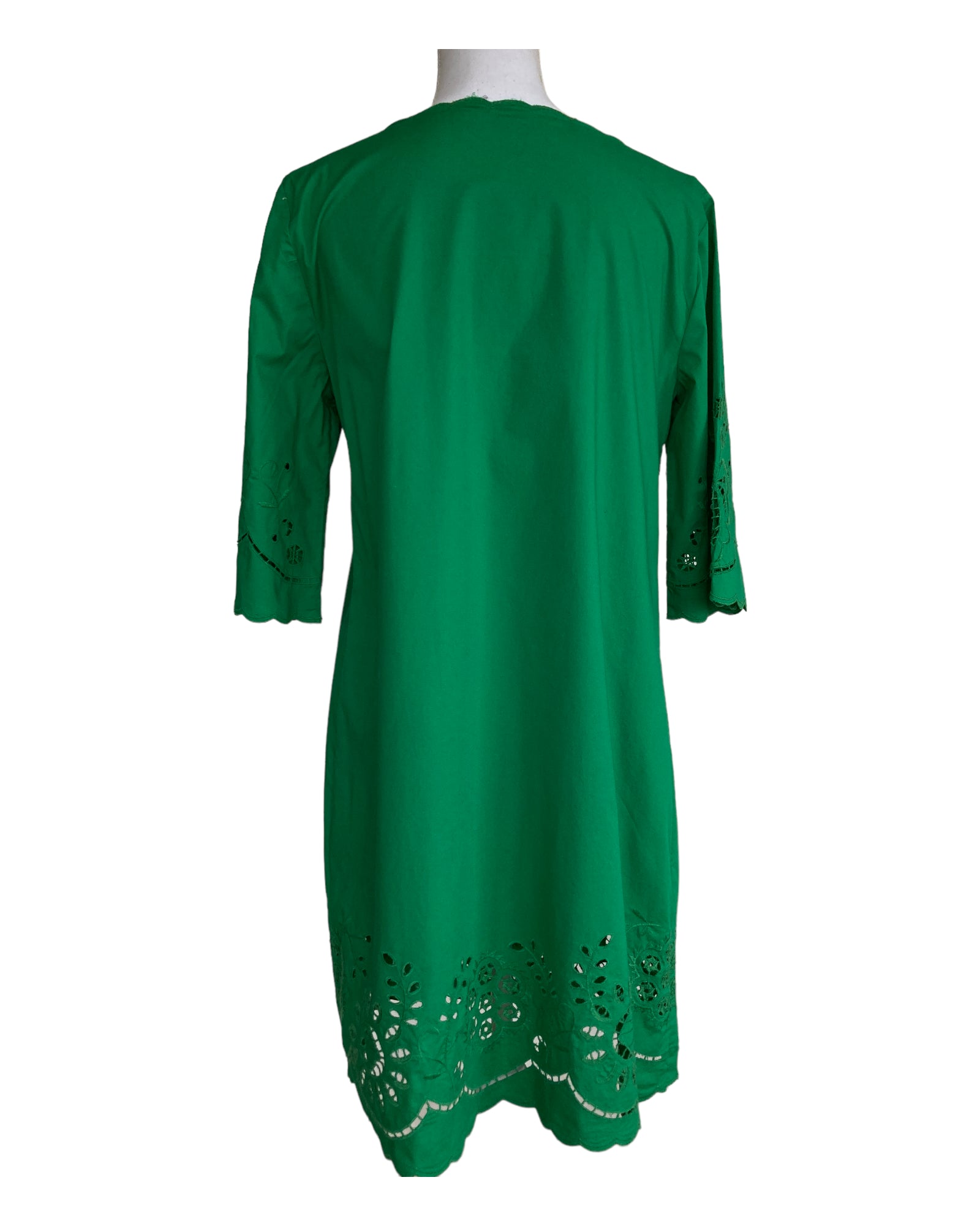 DKNY Green Eyelet Dress, M Second Serve Resale DKNY Green Eyelet Dress, M Second Serve Resale