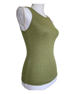 Load image into Gallery viewer, Michael Stars Shimmer Sage Tank, XS
