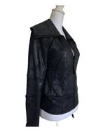 Load image into Gallery viewer, New Balance Black Shimmer Moto Jacket, S
