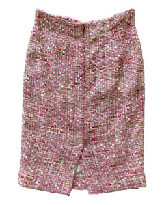 Lafayette 148 Pink Tweed Skirt, 6