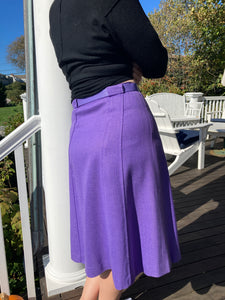 Summit of Boston "Suburban Walker" Vintage Purple Skirt, M