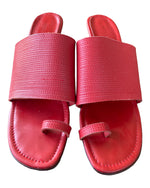 Load image into Gallery viewer, Nicole Farhi Red Mules, 39
