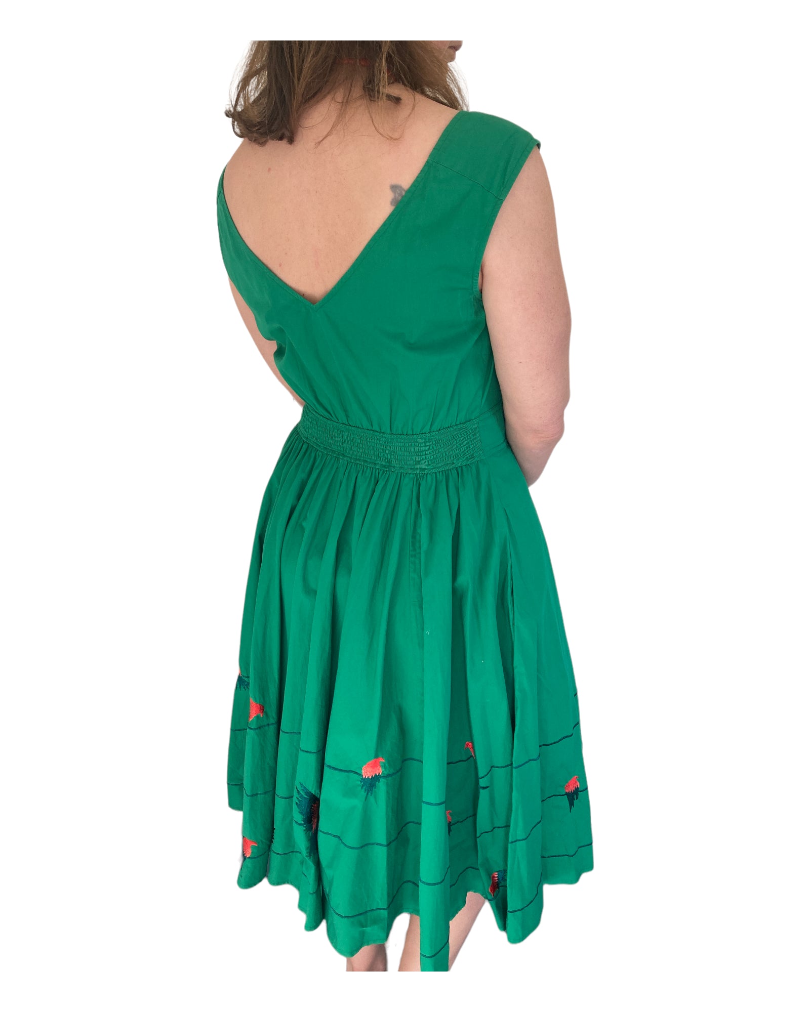 Eshakti Green Bird Dress, 12