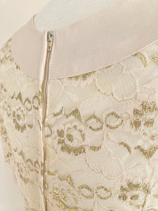 Mr. Simon Ivory Lace Vintage Dress, 8
