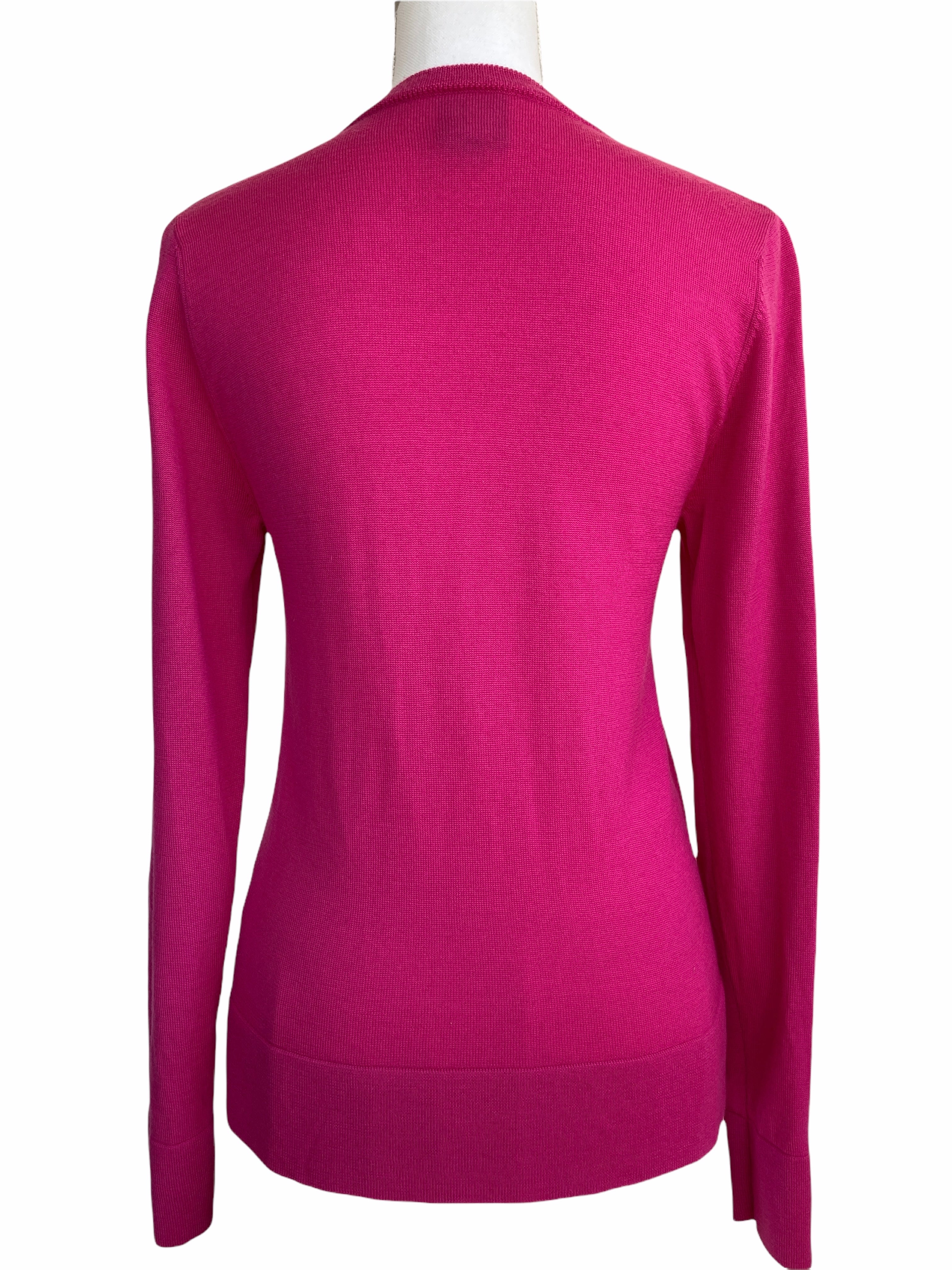 Tory Burch Pink Sequin Sweater, M