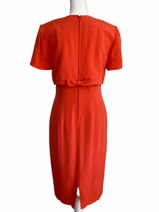 Maggie of London Orange Short Sleeve Dress, 6