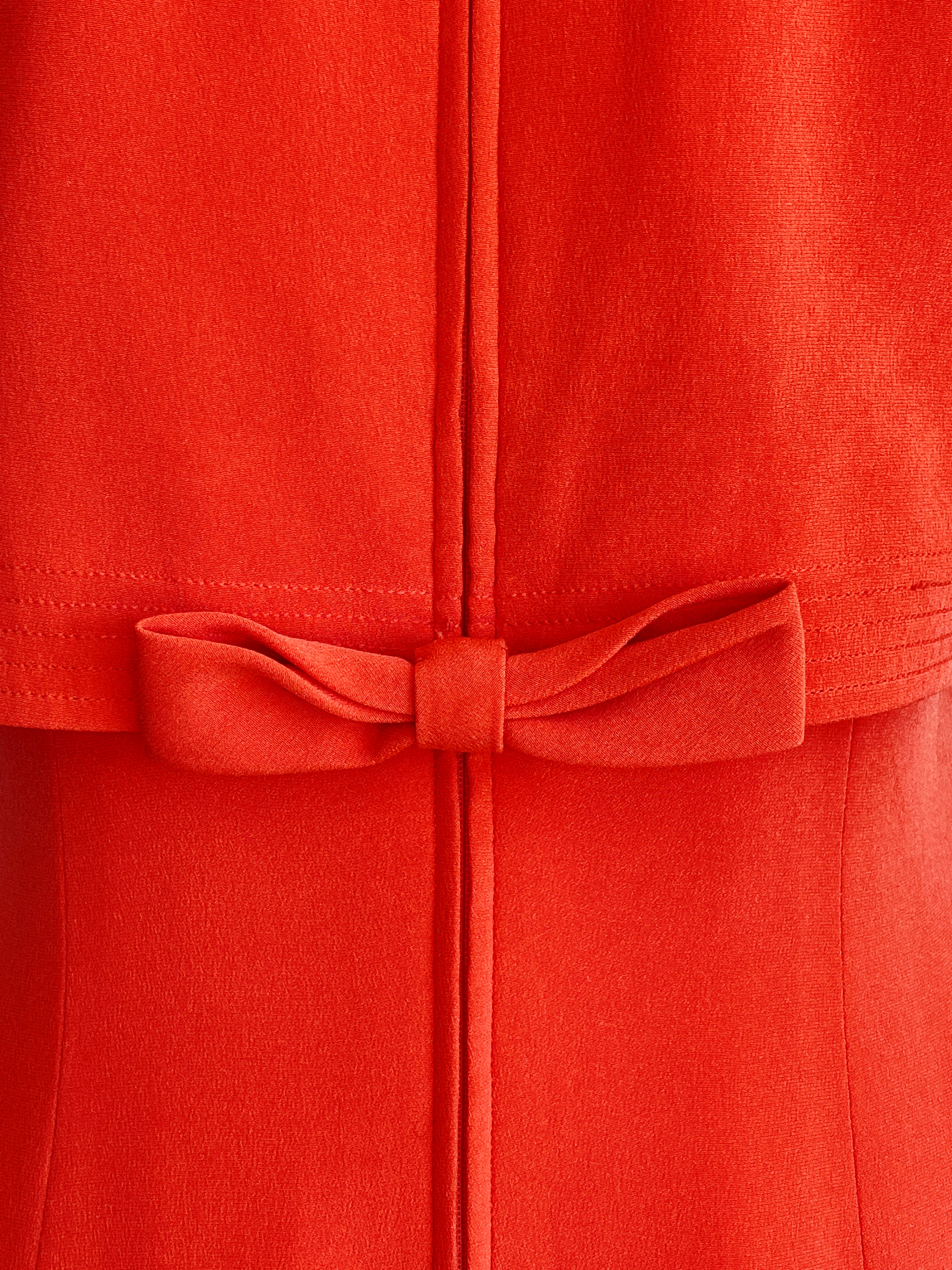 Maggie of London Orange Short Sleeve Dress, 6