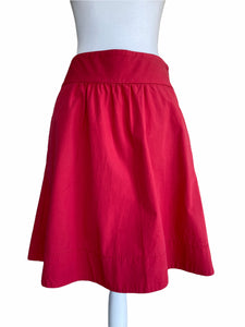 J. Crew Red Cotton Skirt, 4