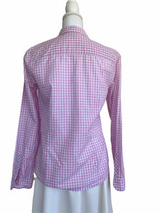 L.L. Bean Pink Gingham Shirt, 6