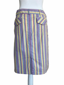 Tracy Reese Pastel Striped Skirt, 6