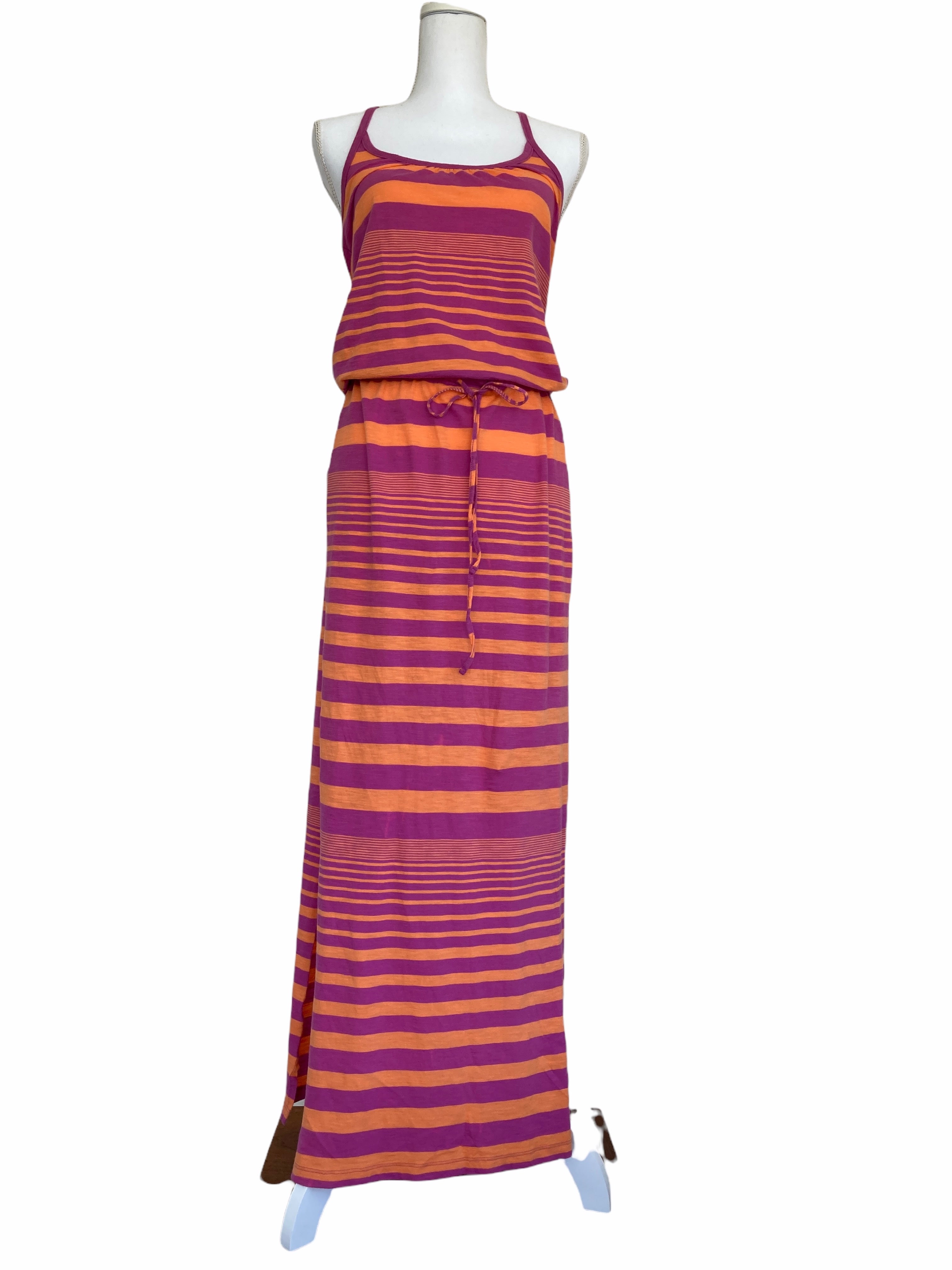 C & C Pink and Orange Maxi Tank Dress, XS Second Serve Resale C & C Pink and Orange Maxi Tank Dress, XS Second Serve Resale