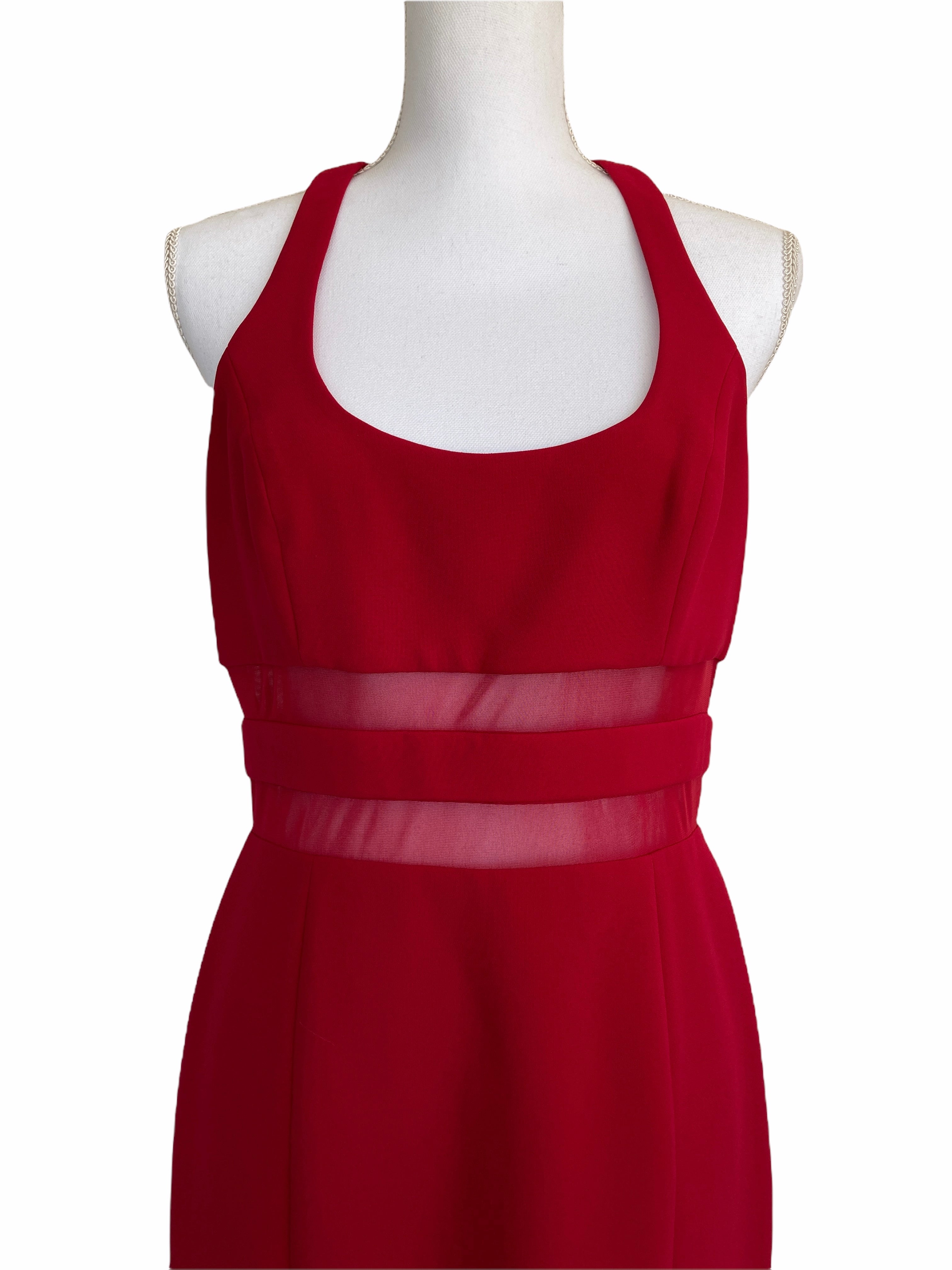Jay Godfrey Red Cocktail Dress, 8